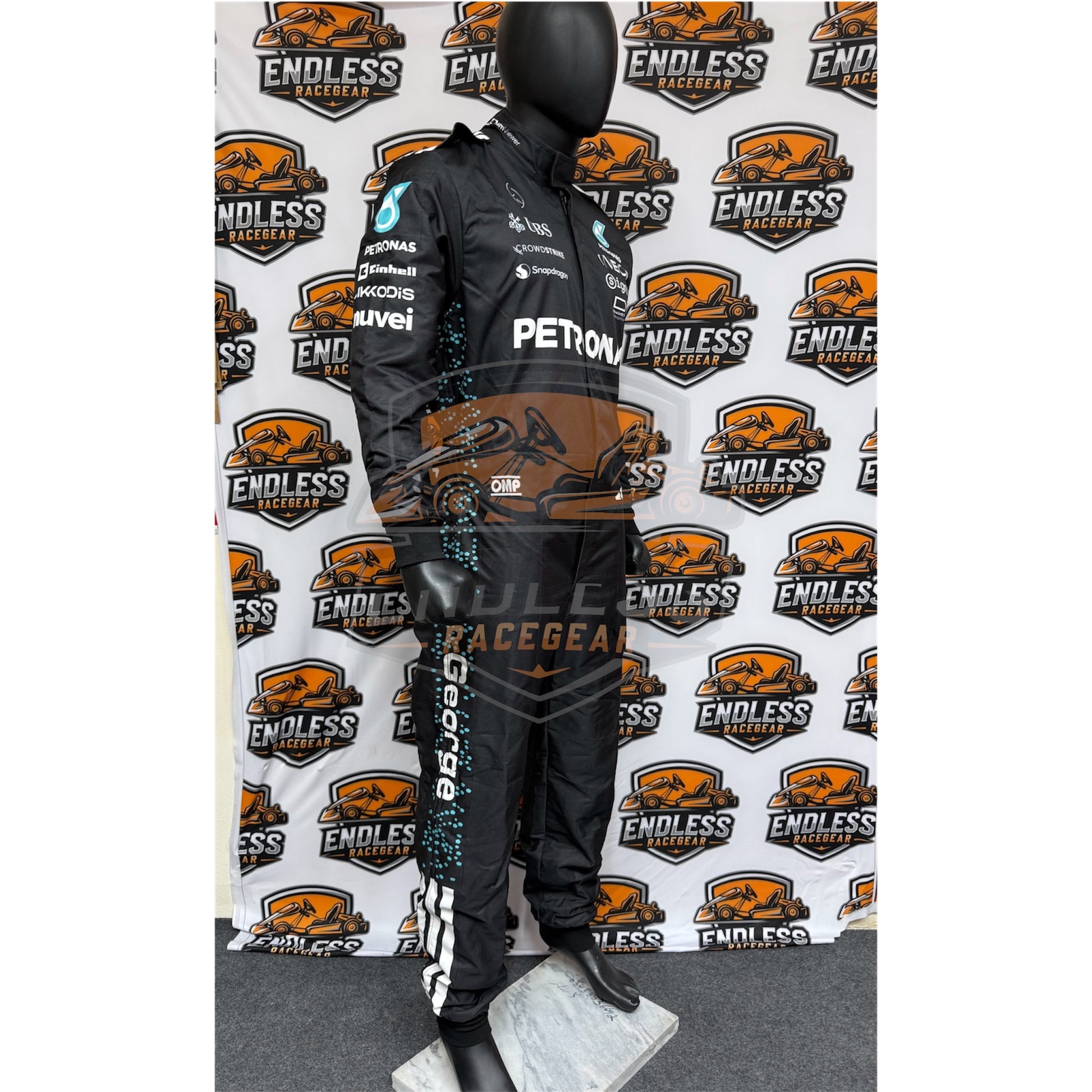 2025 Andrea Kimi Antonelli & George Russell Mercedes replica suit Endless Racegear