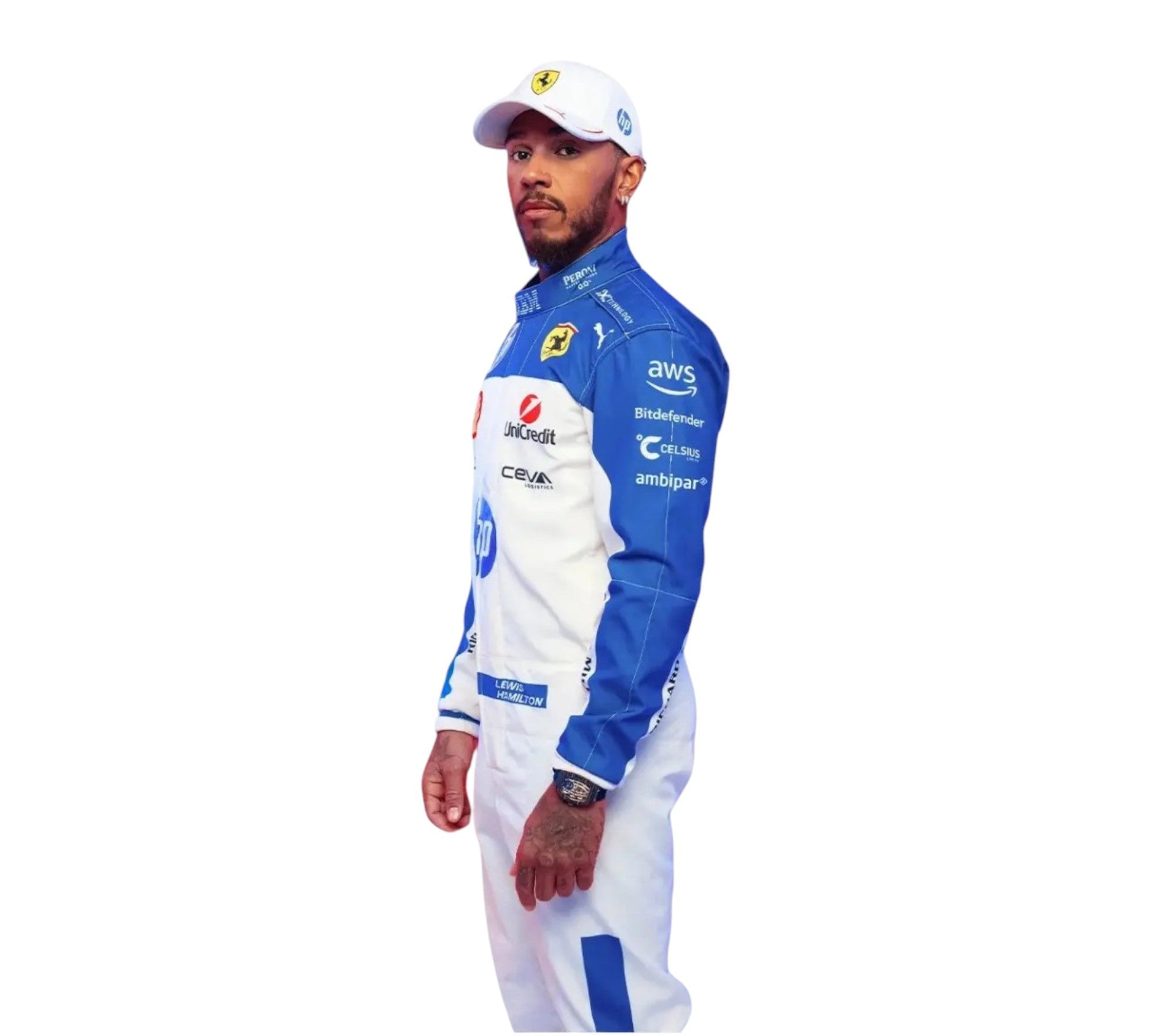 2025 Lewis Hamilton Miami GP Replica Race Suit – Ferrari F1 Team - Endless Racegear