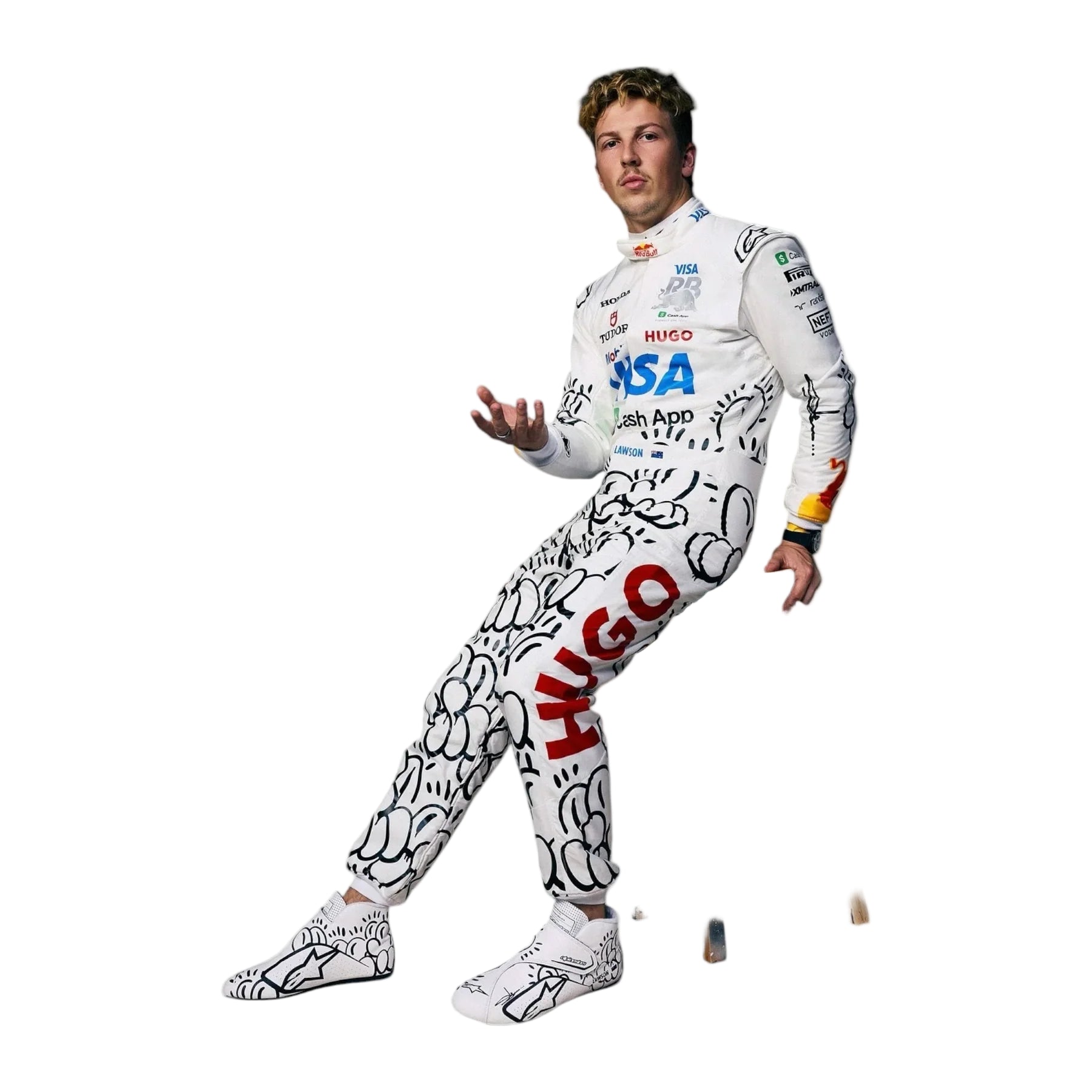 2025 Liam Lawson Racing Bulls F1 British GP Replica Race Suit Endless Racegear