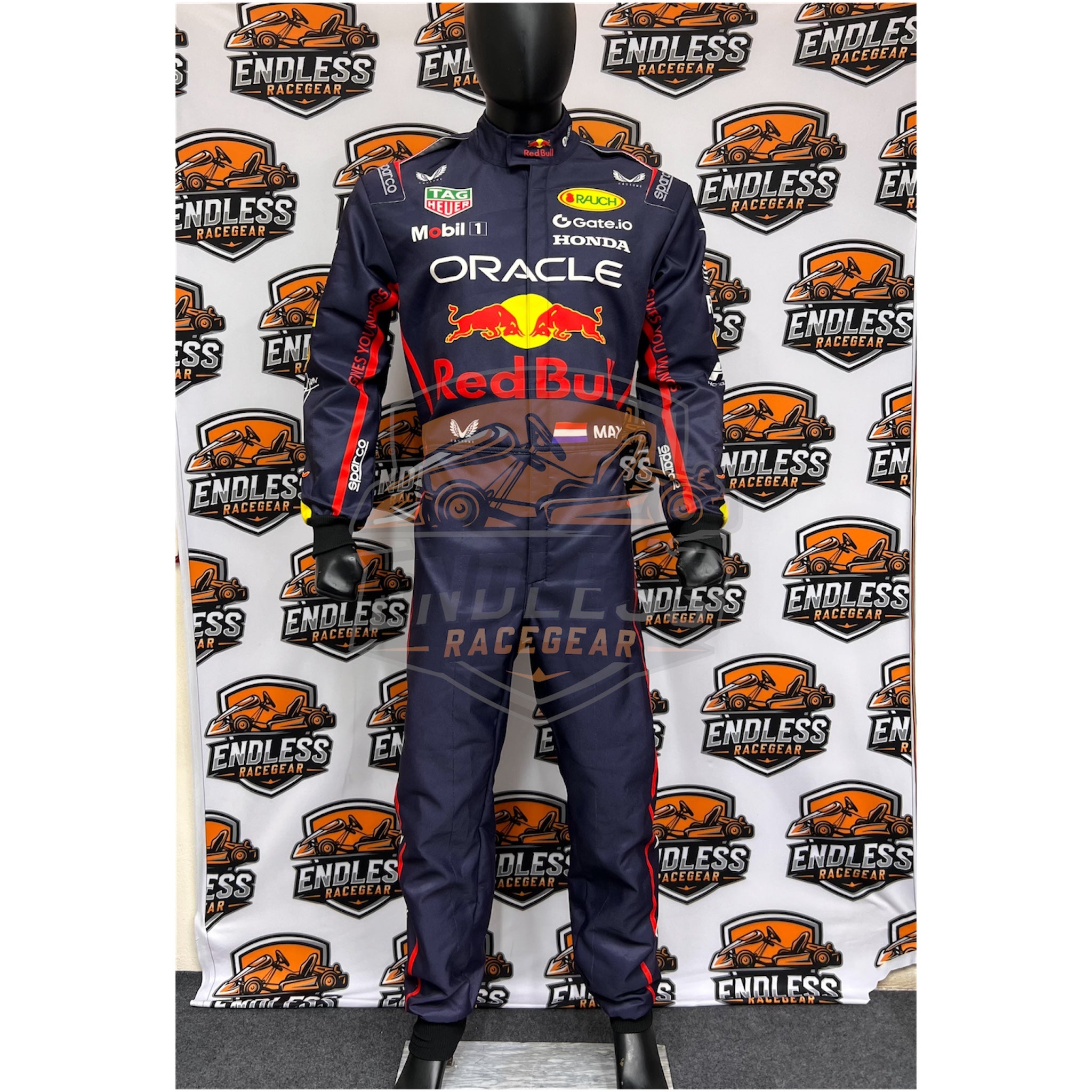 Max Verstappen F1 suit 2025 Red Bull Replica | Endless Racegear