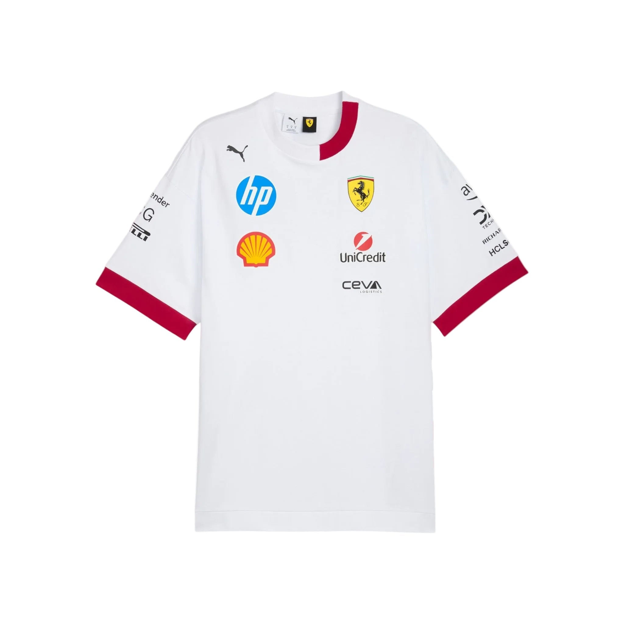 【希少】Ferrari F1 レーシングシャツ FILA コラボ アメリカL 2025 Ferrari F1 Miami Team Replica Shirt - Endless Racegear