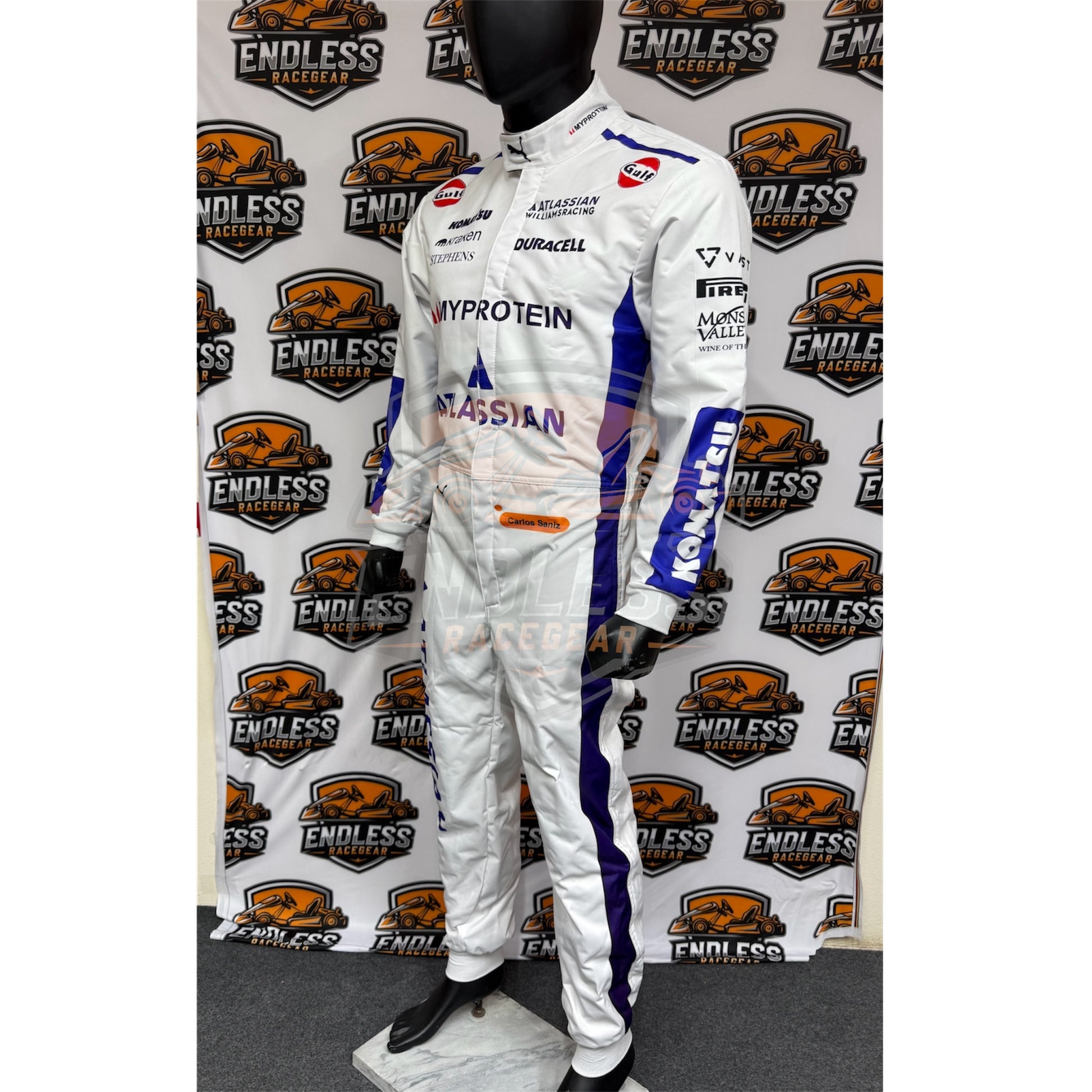 2025 Williams Carlos Sainz replica F1 race suit - Premium Endless Racegear