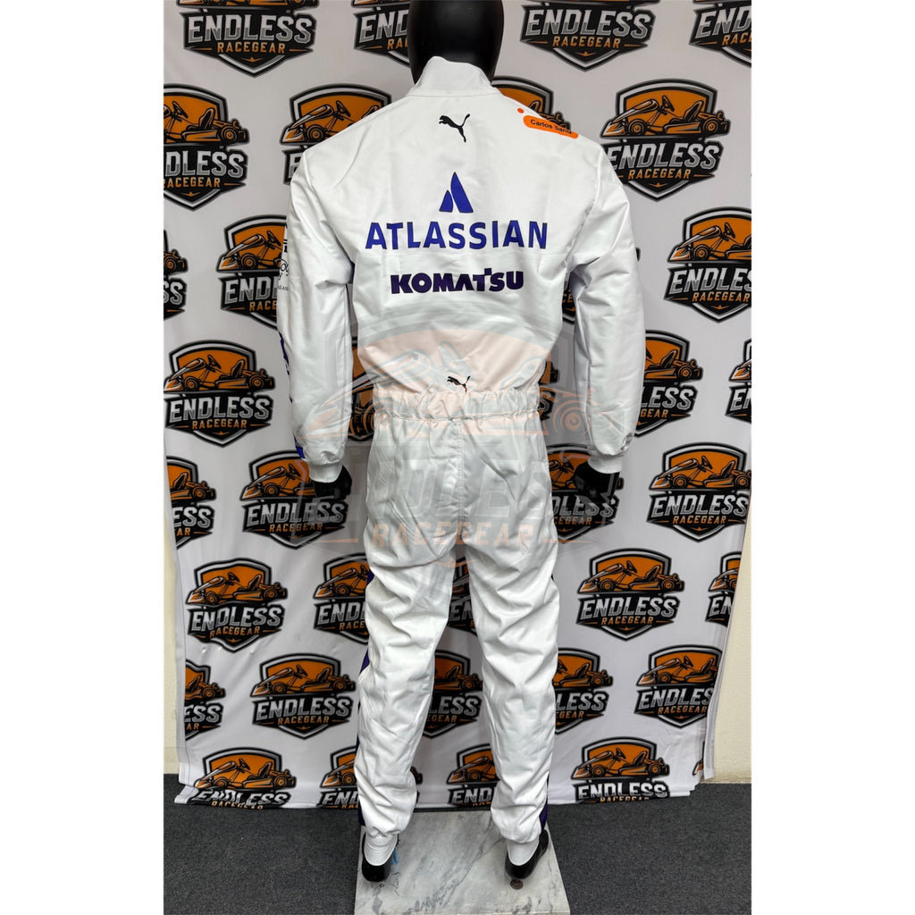 2025 Williams Carlos Sainz replica F1 race suit - Premium Endless Racegear