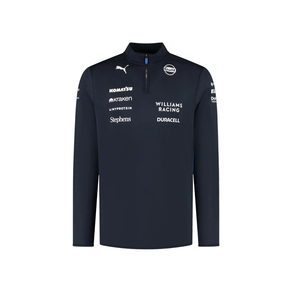2025 Williams Racing F1 Team 1/4 Zip Sweater Endless Racegear
