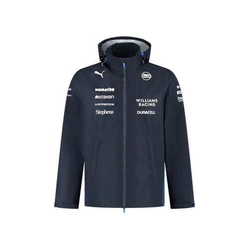 2025 Williams Racing F1 Team Rain Jacket Endless Racegear