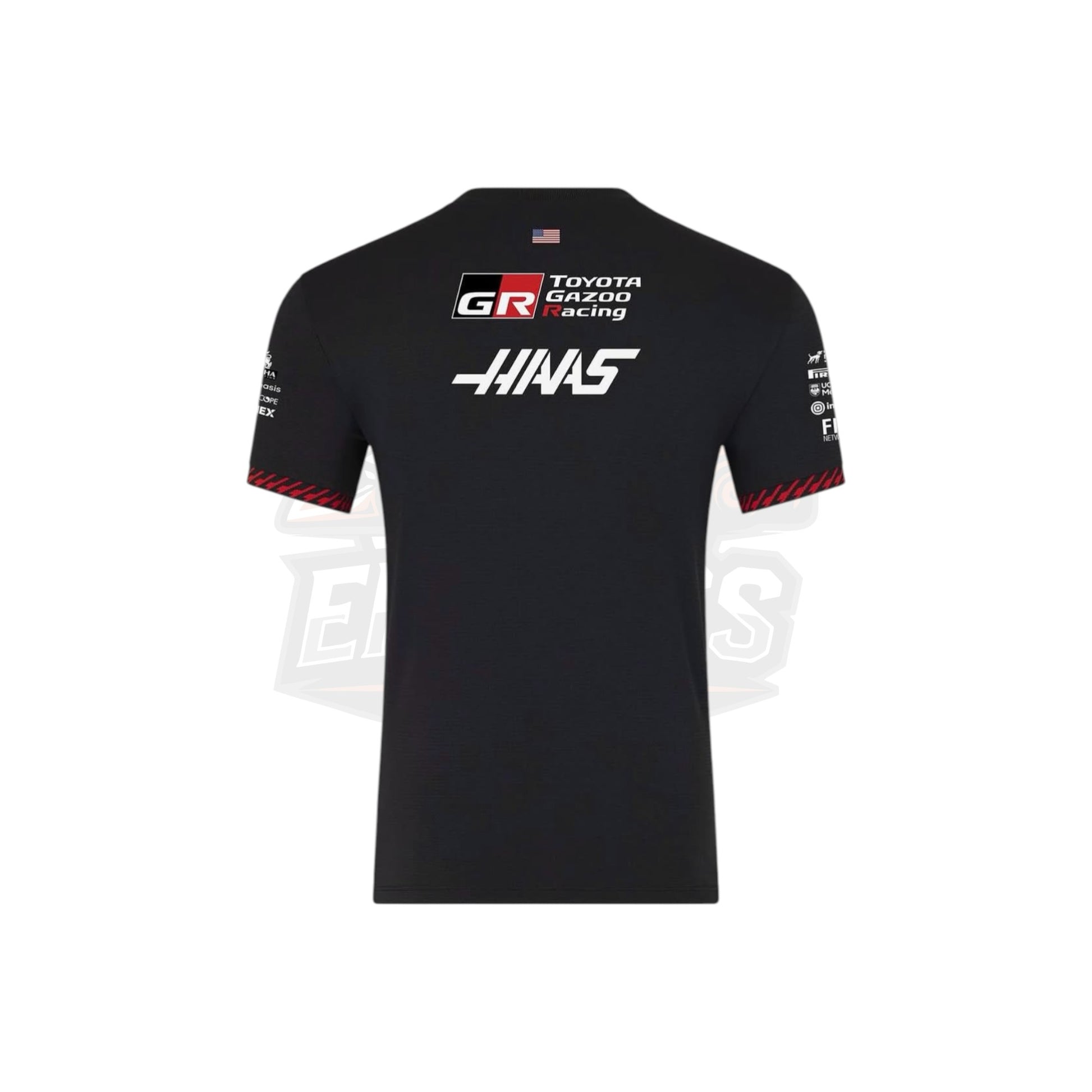 2026 Haas F1 Moneygram Team T-Shirt - Black Endless Racegear