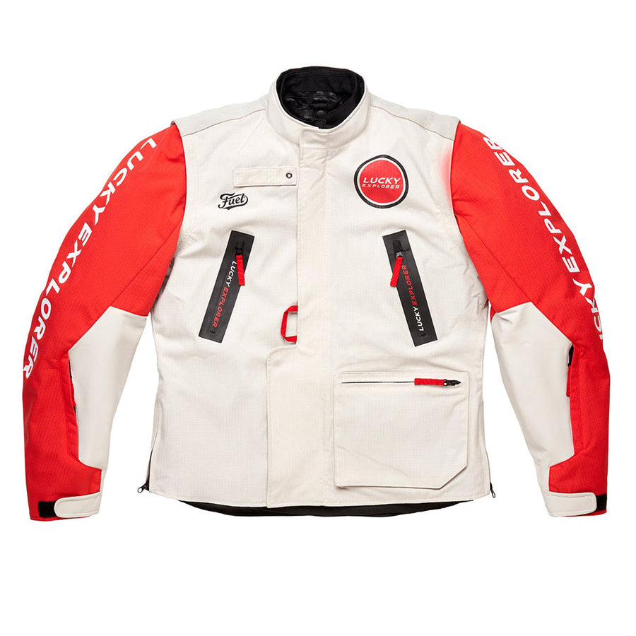 Fuel Endurage Jacket Lucky Explorer - White/Red – Endless Racegear