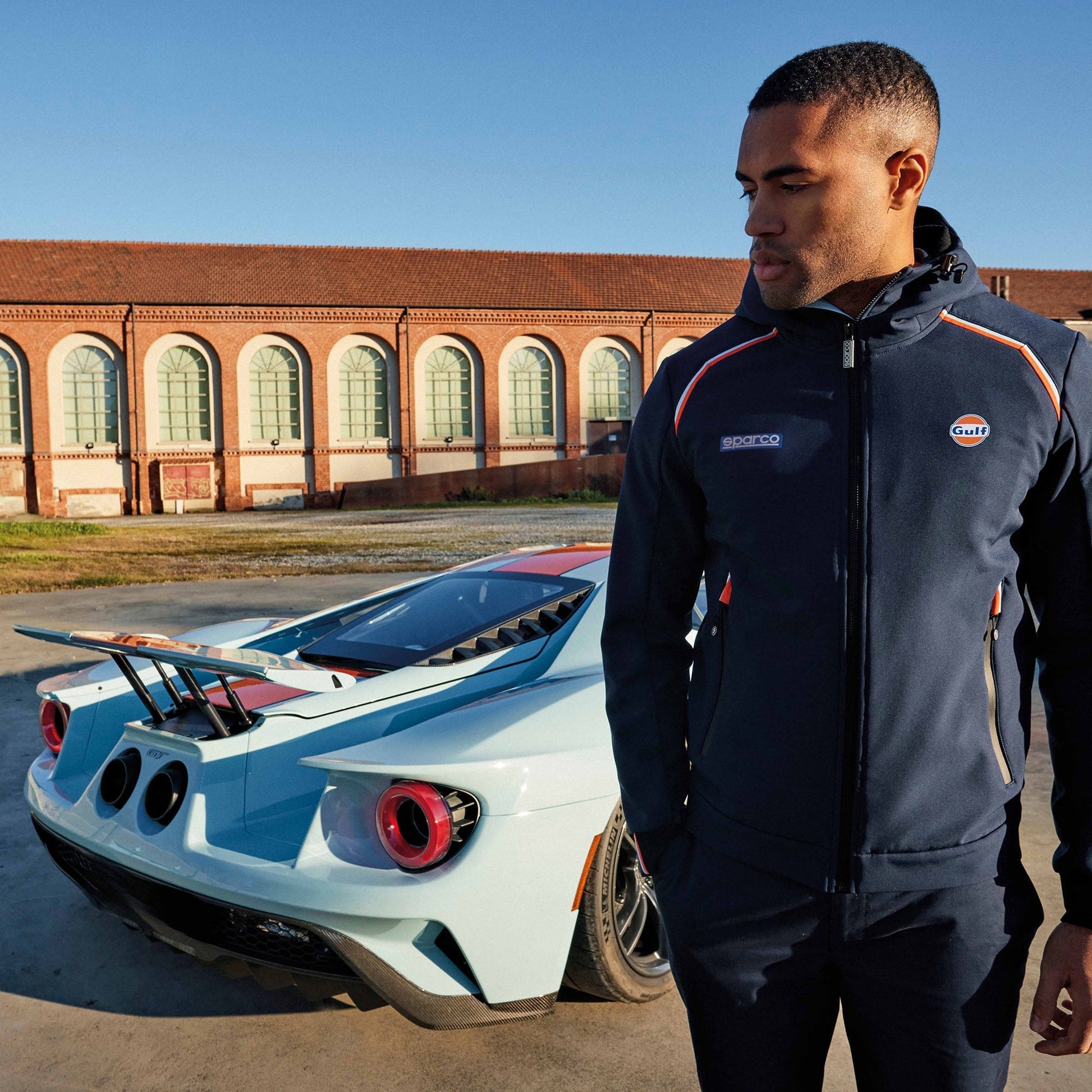 Sparco Gulf Racing Driver Suit Classic Retro 2-Layer Overalls Fireproof FIA Spec Sparco