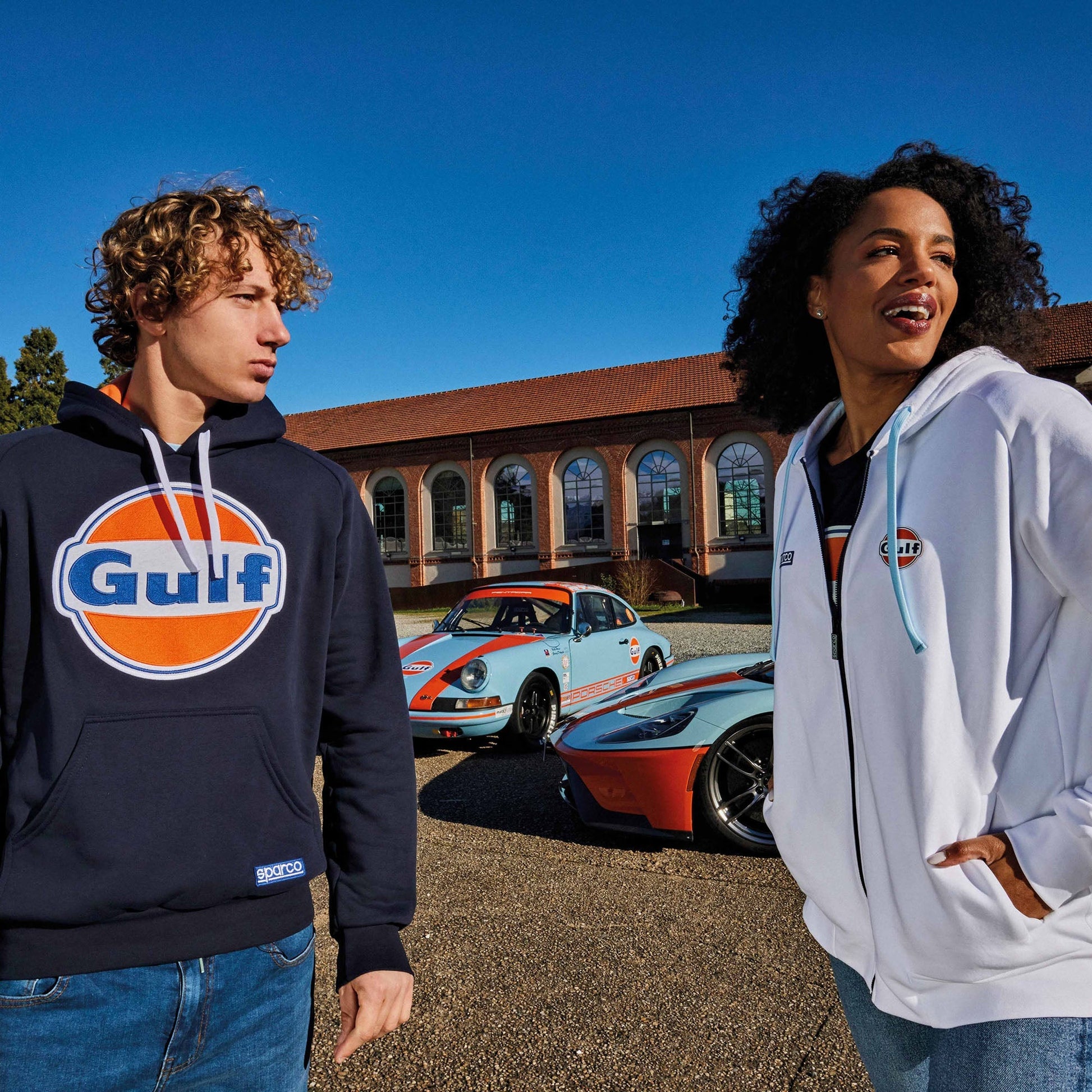 Sparco Gulf Racing Driver Suit Classic Retro 2-Layer Overalls Fireproof FIA Spec Sparco