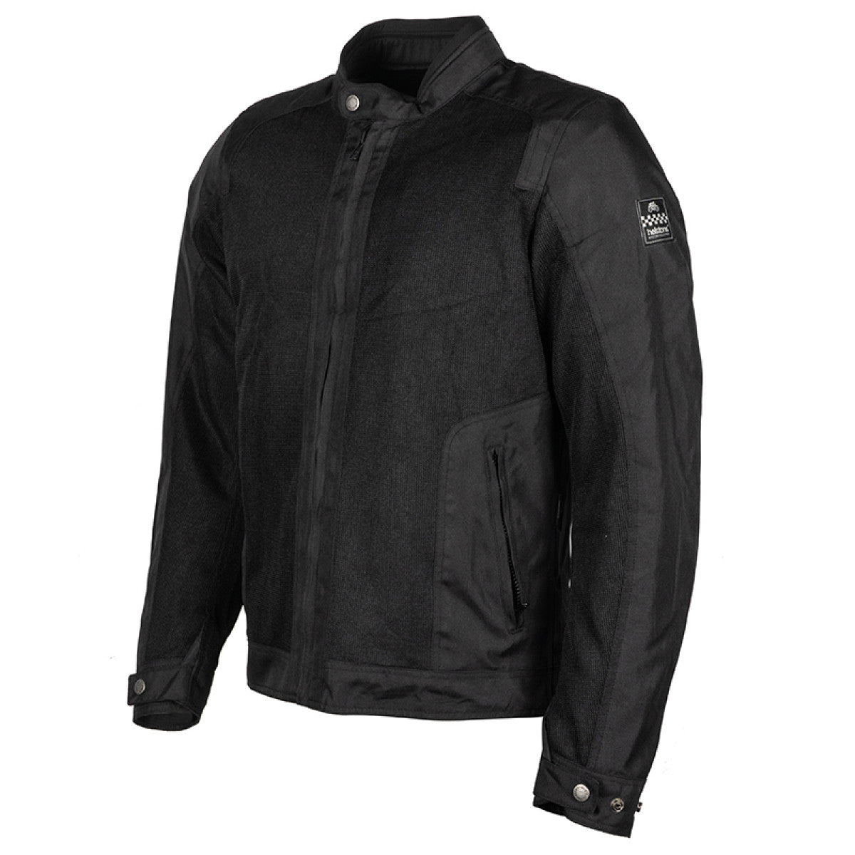 Helstons Stoner - Air Mesh Textile Summer Jacket - Black