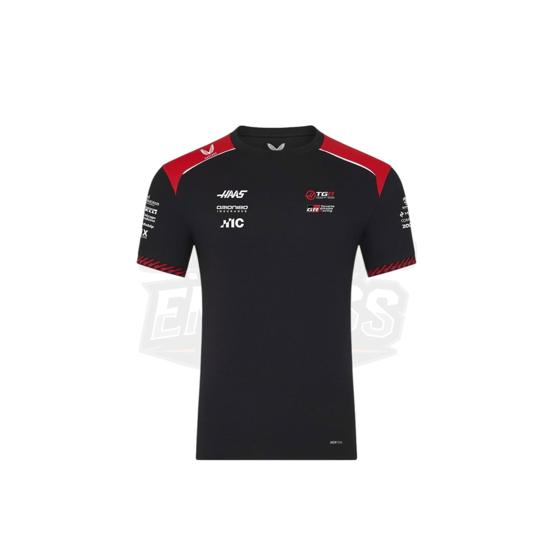 2026 Haas F1 Moneygram Team T-Shirt - Black Endless Racegear