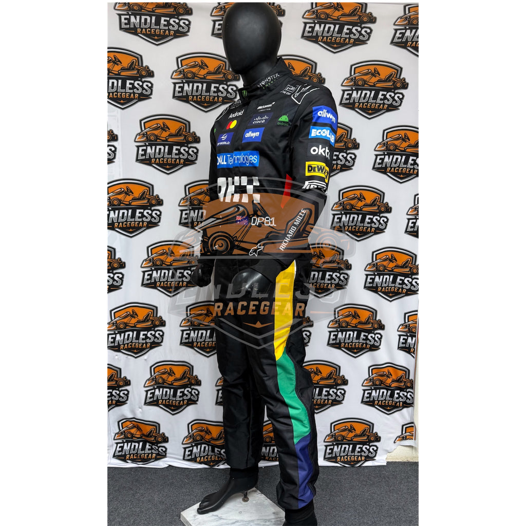 2025 McLaren Sliver Stone F1 Racing Team Suit | Sliver Stone GP Endless Racegear