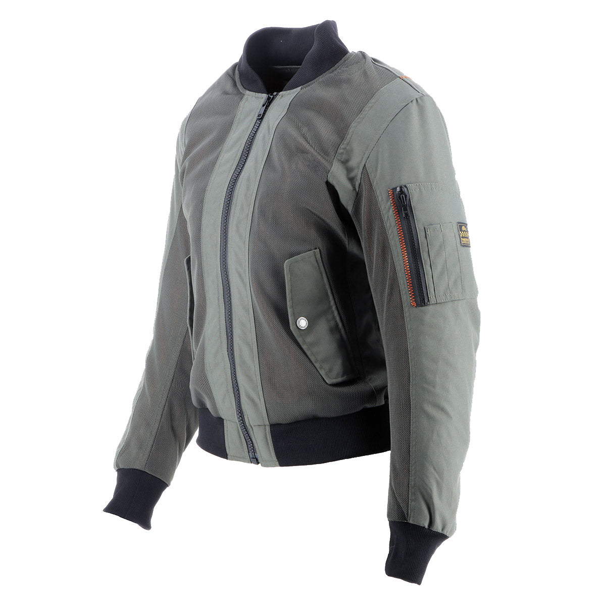 Helstons Elisa - Ladies Air Mesh Textile Jacket - Khaki