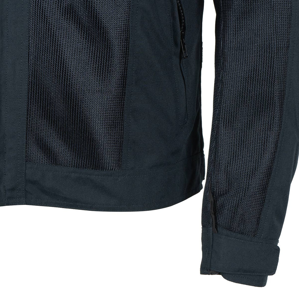 Helstons Stoner - Air Mesh Textile Summer Jacket - Blue
