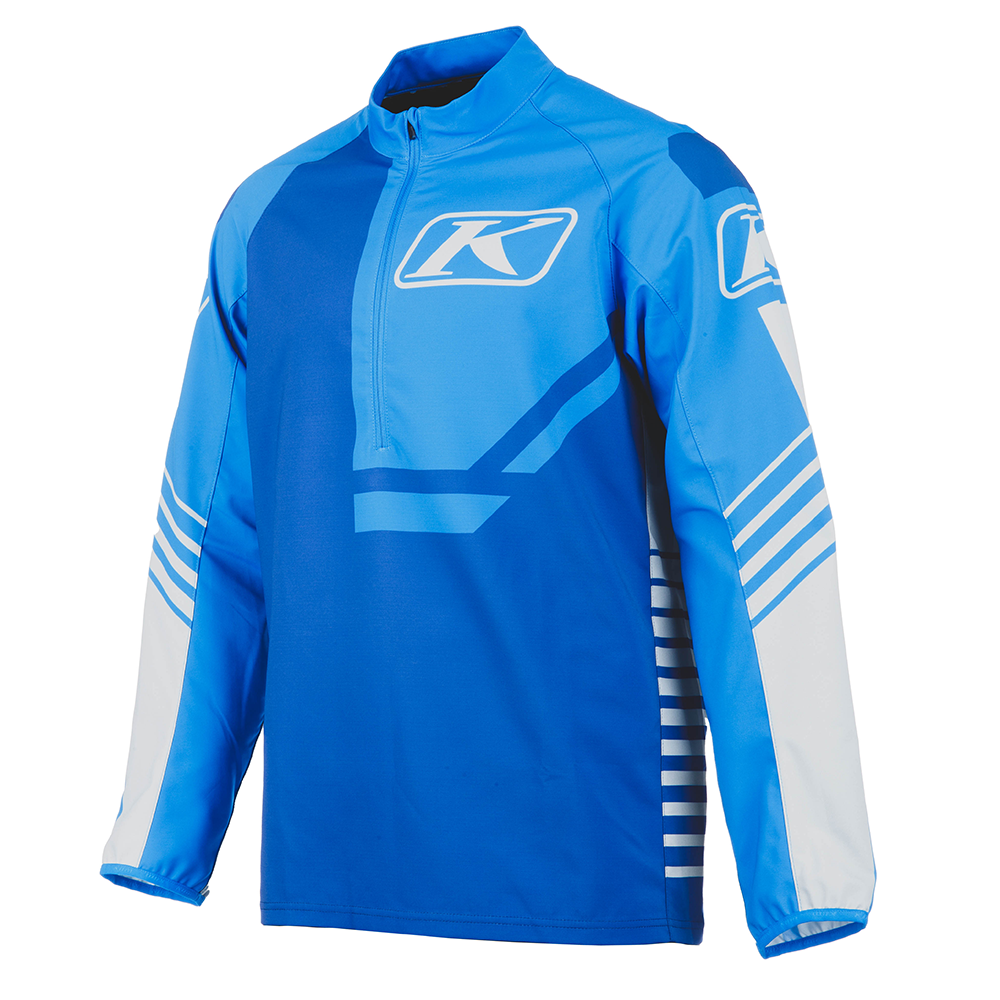 [Color:::Electric Blue Lemonade / Nightfall Blue] Klim Revolt ¼ Zip Pullover