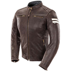 [Color:::Brown-Cream] JOE ROCKET LADIES CLASSIC 92' LEATHER JACKET