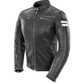 [Color:::Black-White] JOE ROCKET LADIES CLASSIC 92' LEATHER JACKET