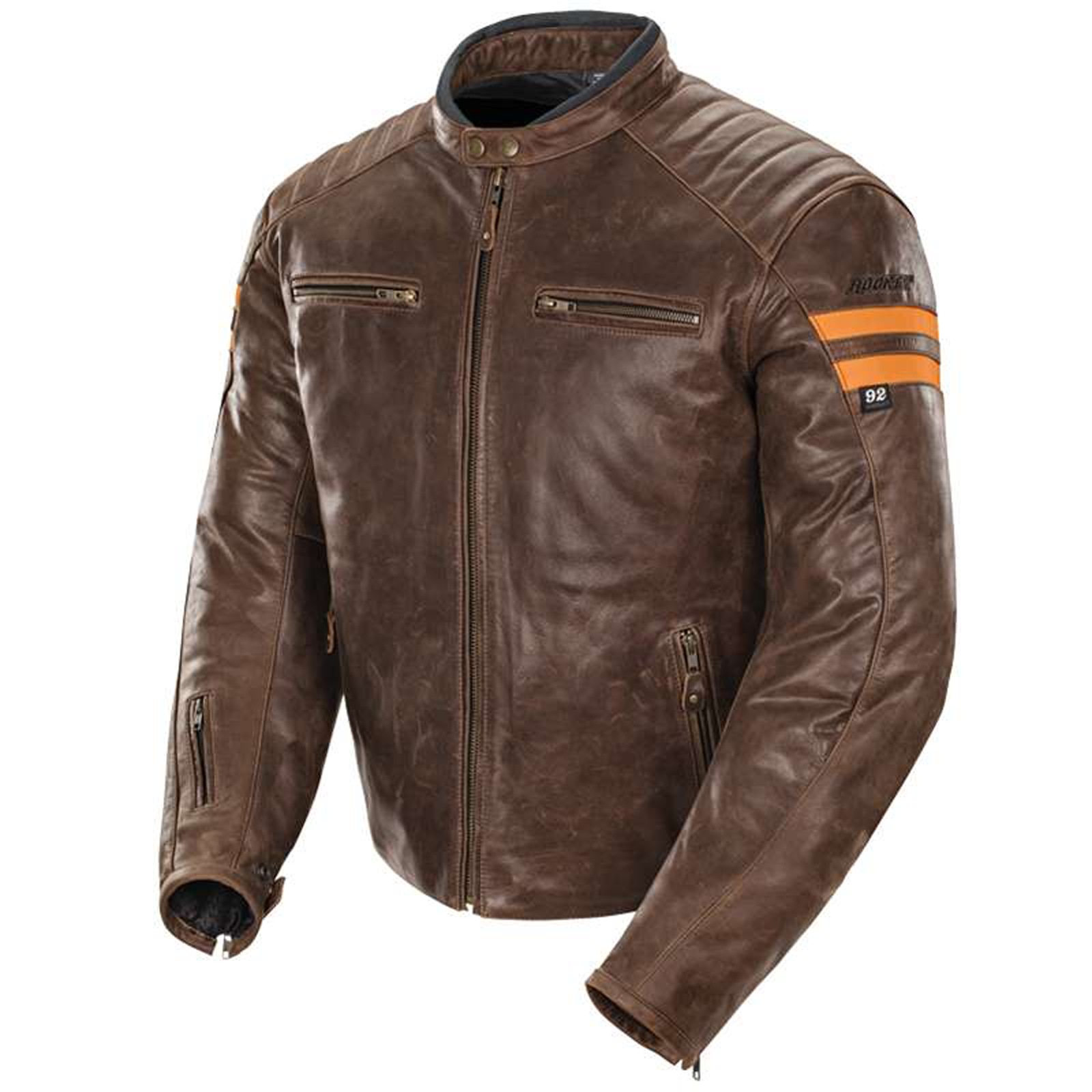 [Color:::Brown-Orange] JOE ROCKET CLASSIC 92' LEATHER JACKET