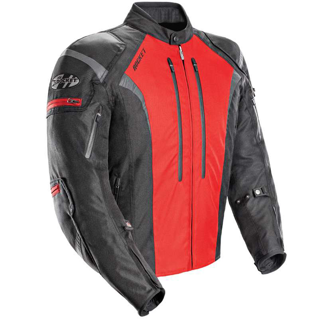 [Color:::Black / Red] JOE ROCKET ATOMIC 5.0 TEXTILE JACKET