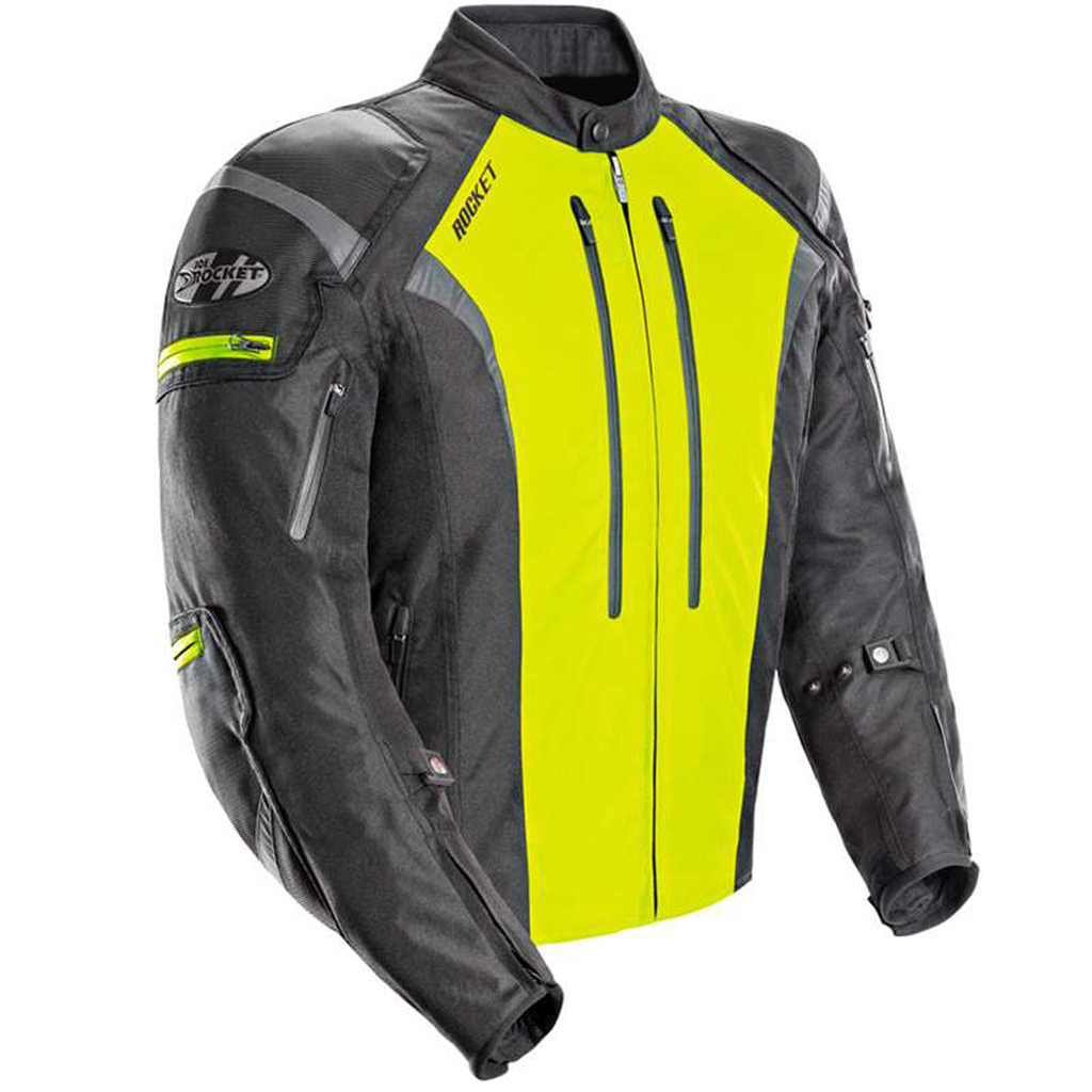 [Color:::Black / Hi Vis] JOE ROCKET ATOMIC 5.0 TEXTILE JACKET