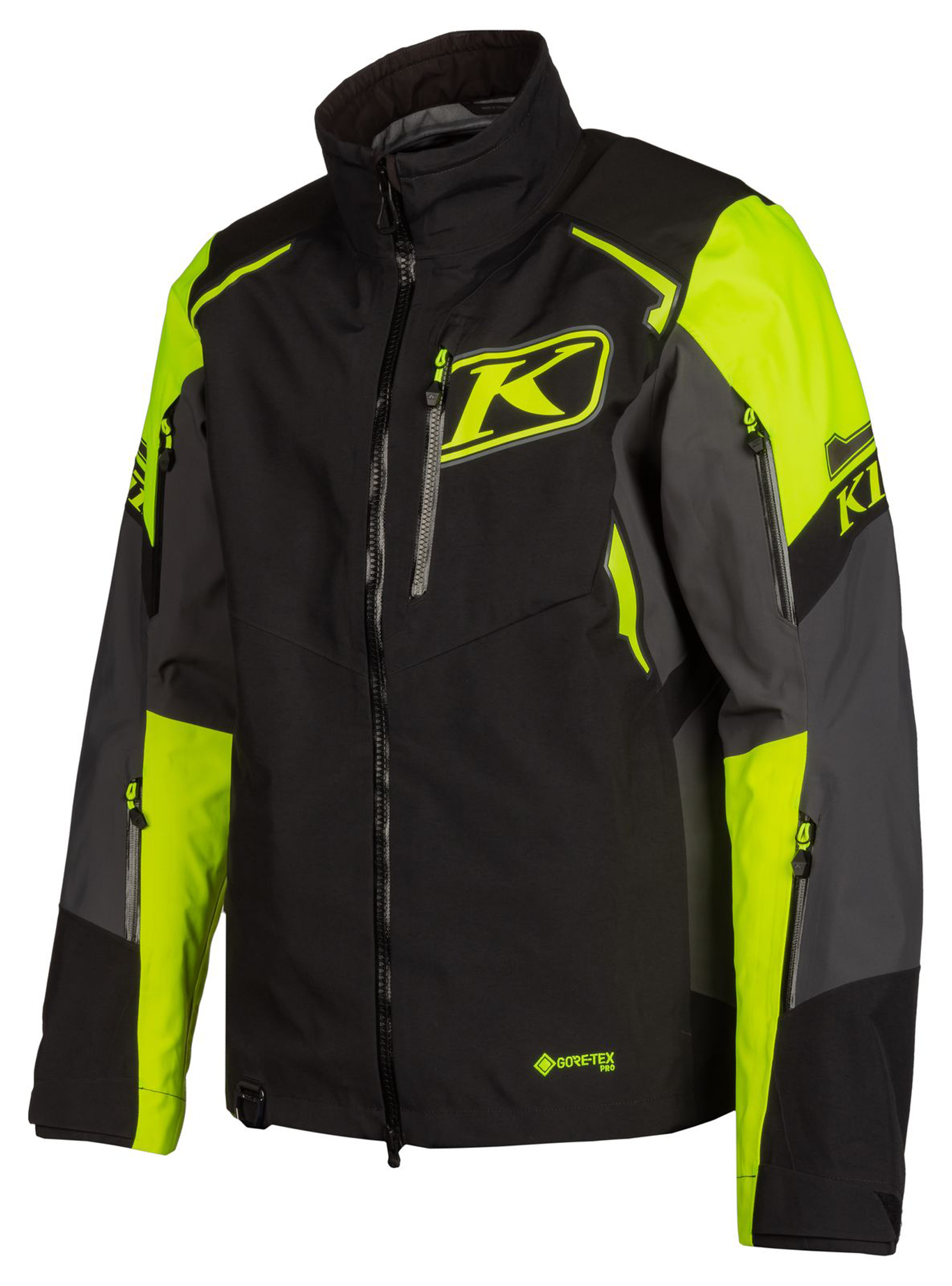 [Color:::Black / Hi Vis] Klim Valdez Jacket