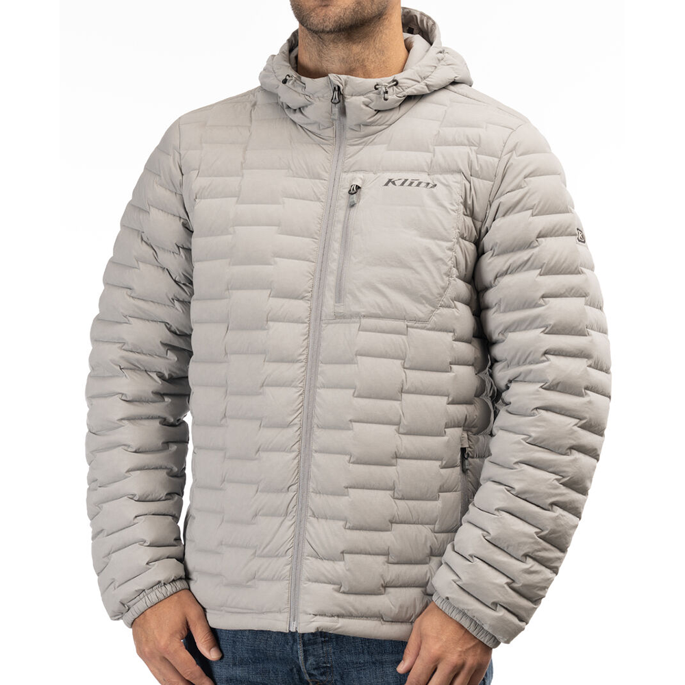 [Color:::Monument] Klim Boulder Stretch Down Hooded Jacket