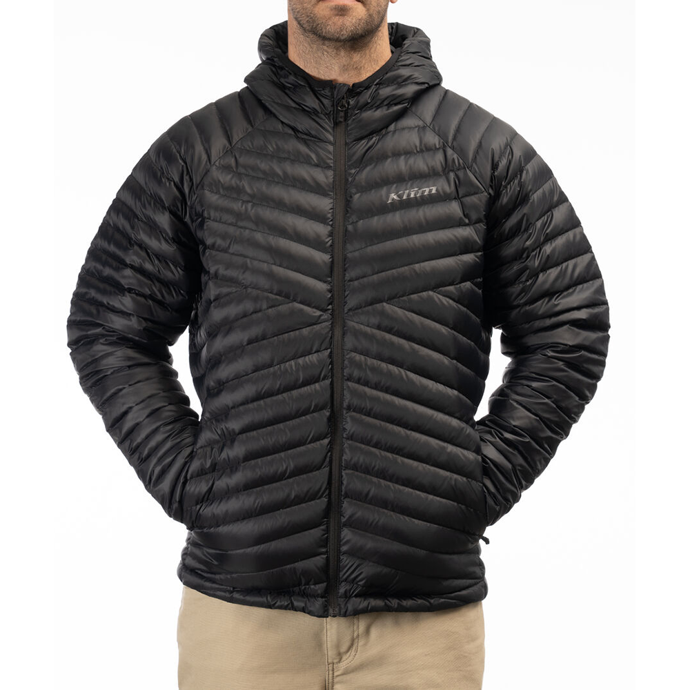 [Color:::Black] Klim Arete Down Hooded Jacket