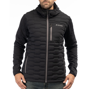 [Color:::Black] Klim Boulder Stretch Down Hybrid Hoodie