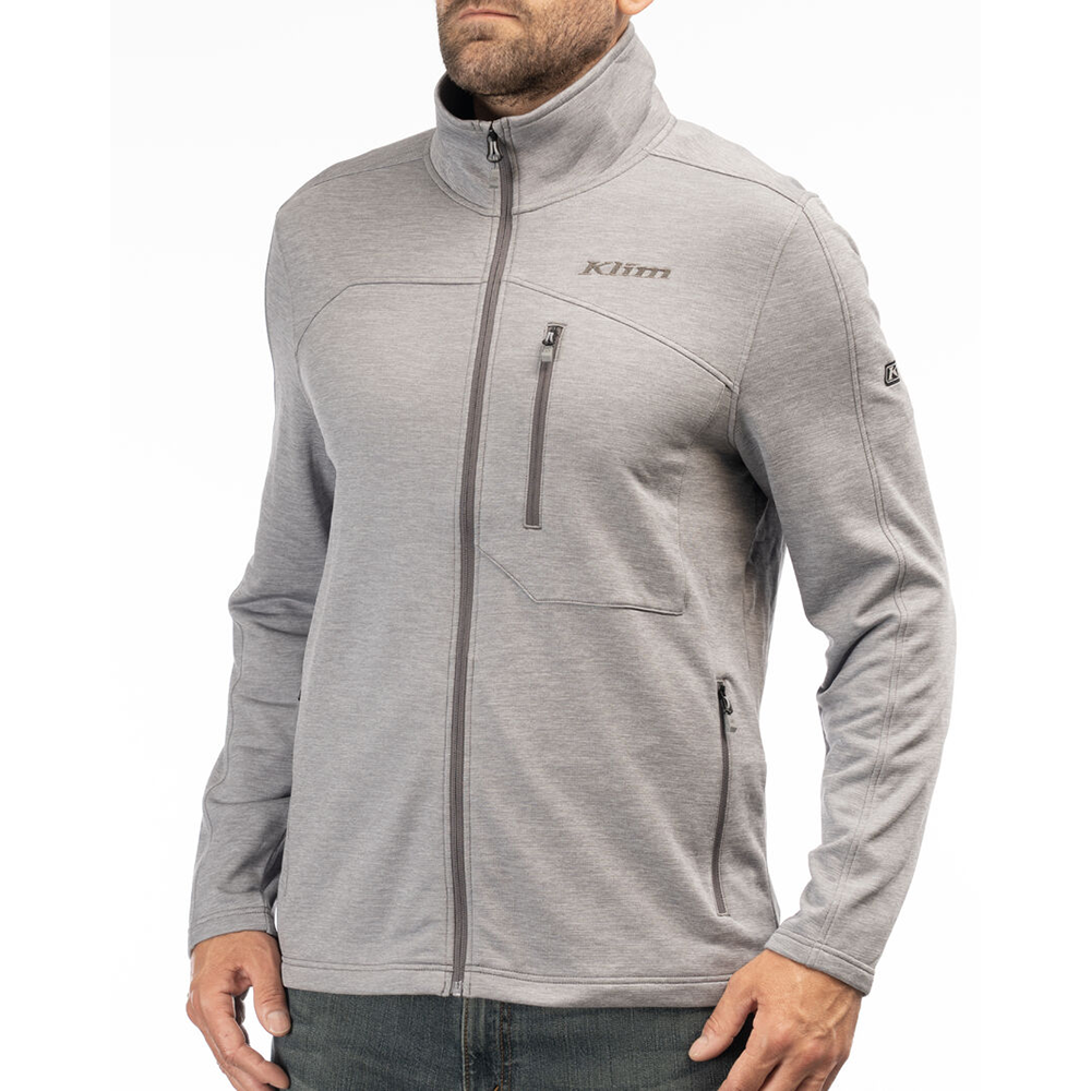 [Color:::Castlerock Heather] Klim Echo Wool Fleece Jacket