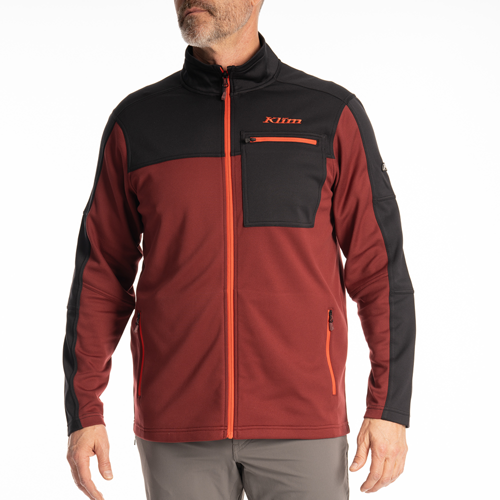 [Color:::Cabernet / Black] Klim Glacier Jacket