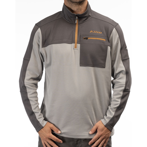 [Color:::Monument - Asphalt] Klim Glacier 1/4 Zip