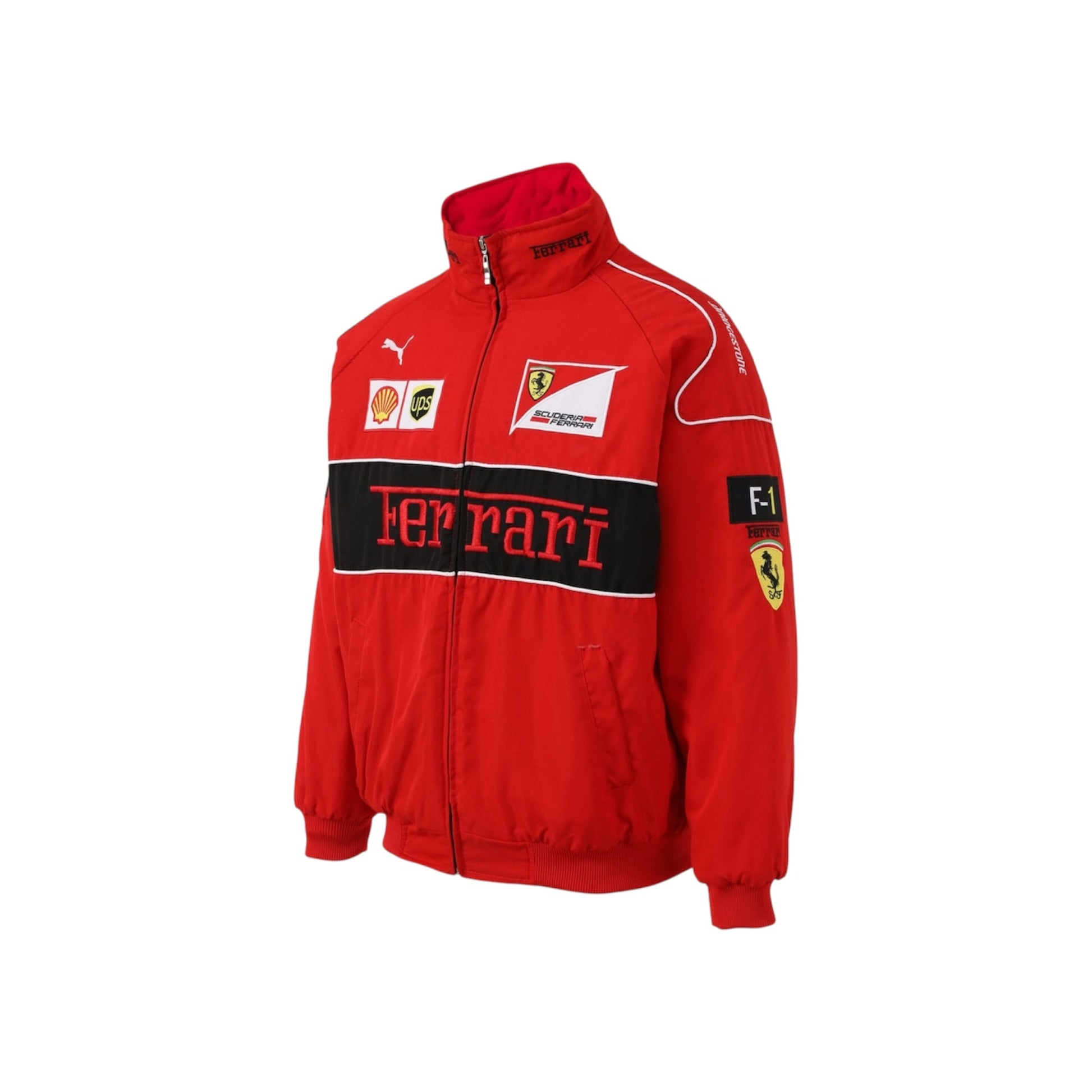 Ferrari F1 Vintage Red Jacket | Classic Motorsport Apparel Ex Race Gear