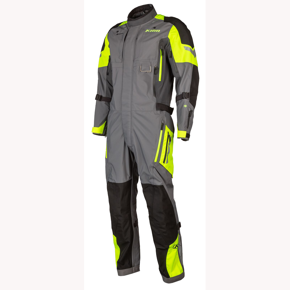 [Color:::Asphalt / Hi Vis] Klim Hardanger One Piece Suit