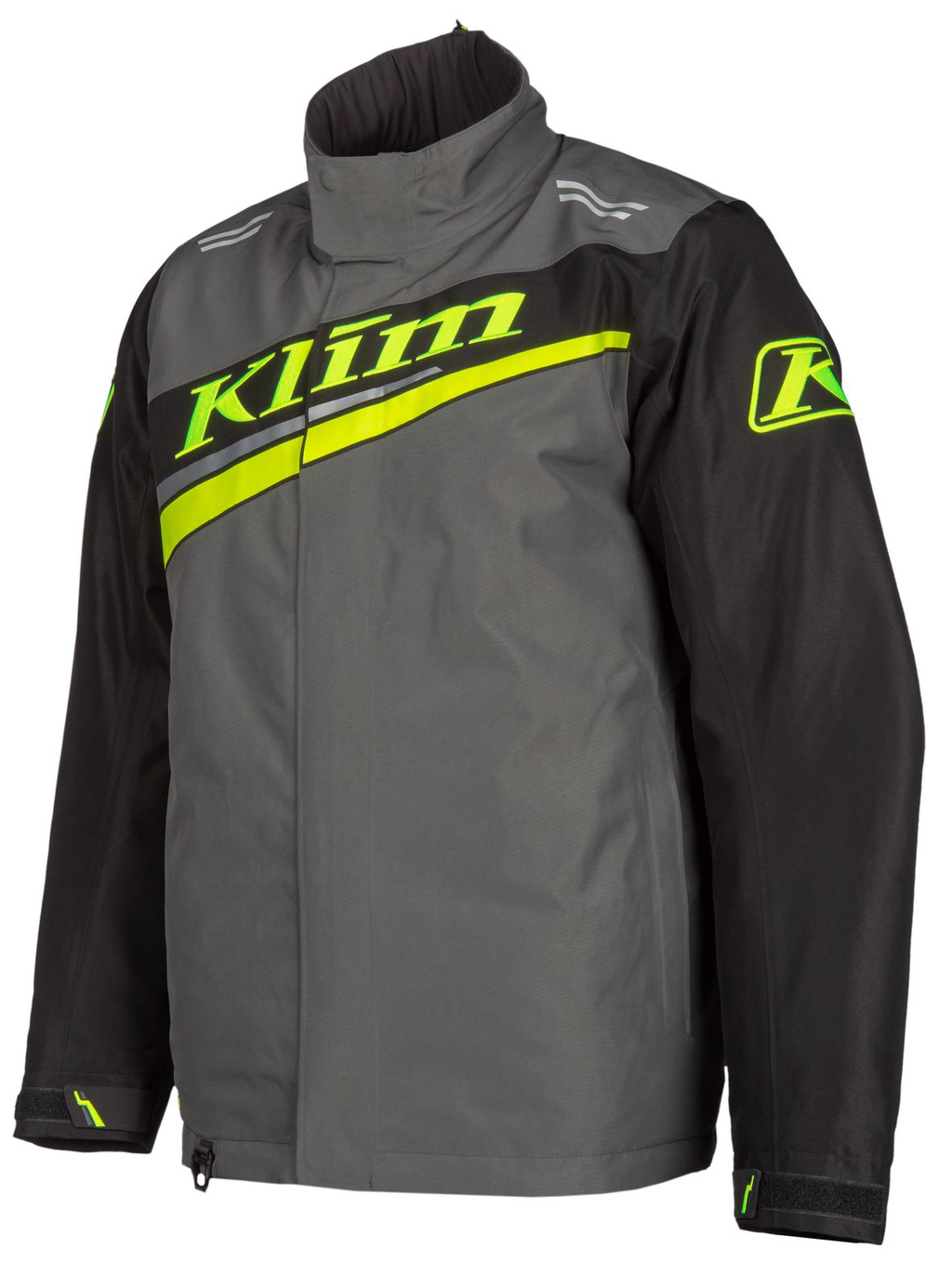 [Color:::Asphalt / Hi Vis] Klim Kaos Jacket