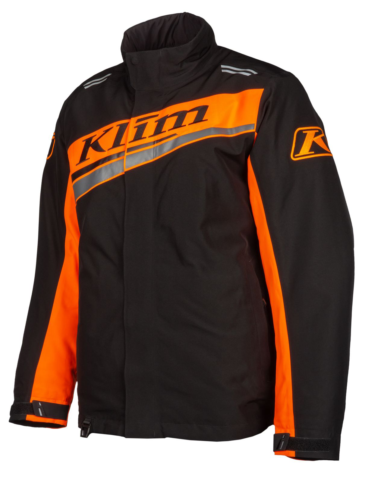 [Color:::Black / Strike Orange] Klim Kaos Jacket