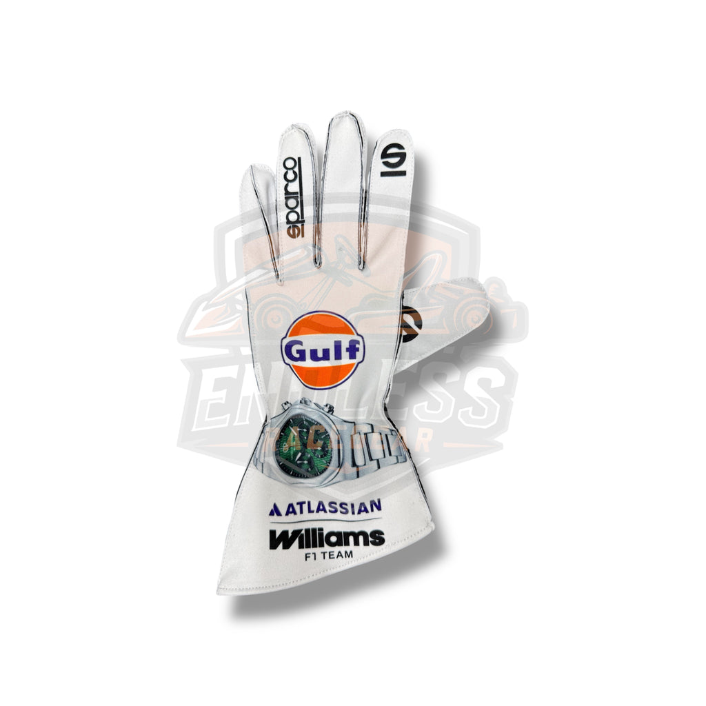 2026 Williams Racing Formula 1 Team Racing Replica Gloves Endless Racegear