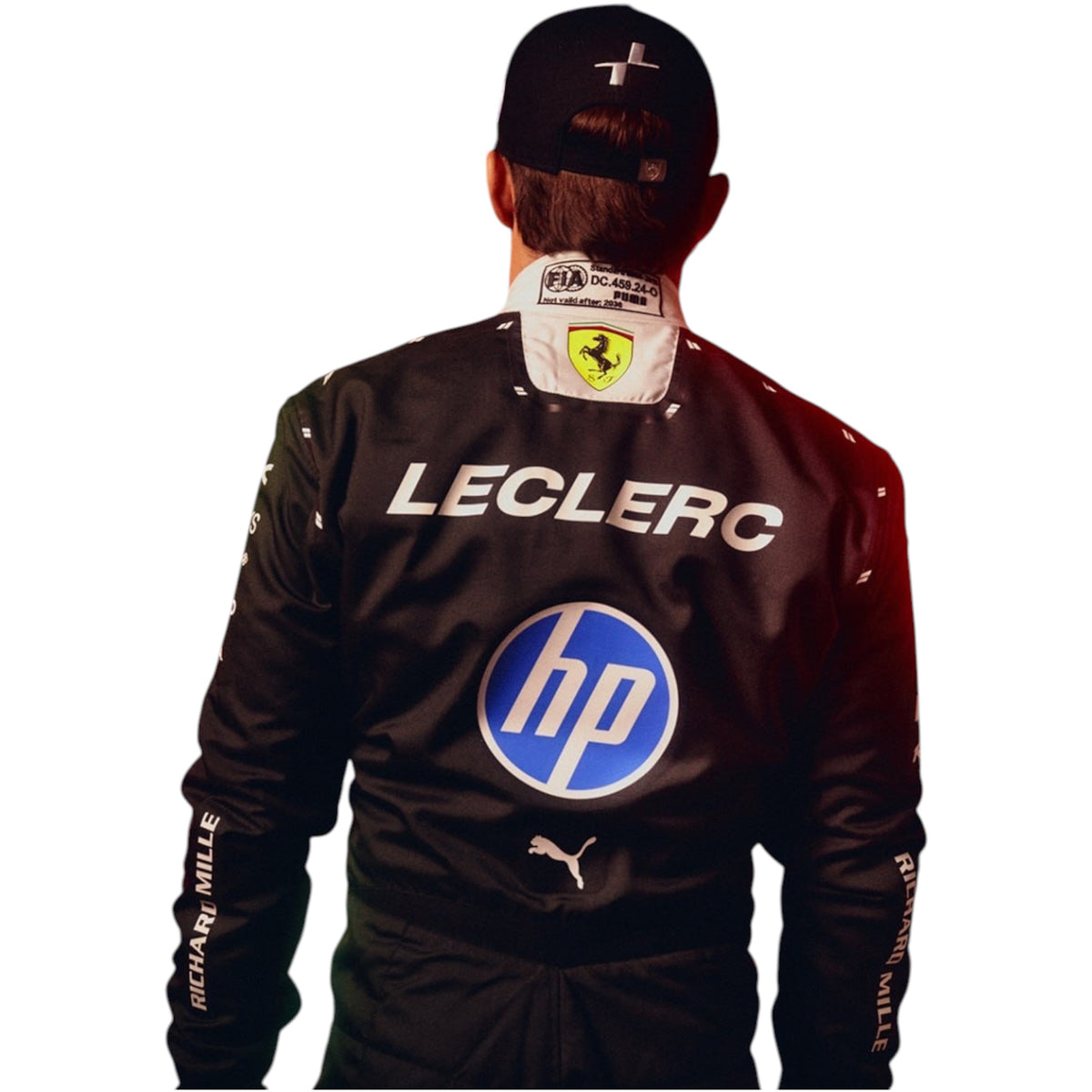 2026 Scuderia Ferrari Charles Leclerc HP Singapore GP Replica Race Suit Endless Racewear
