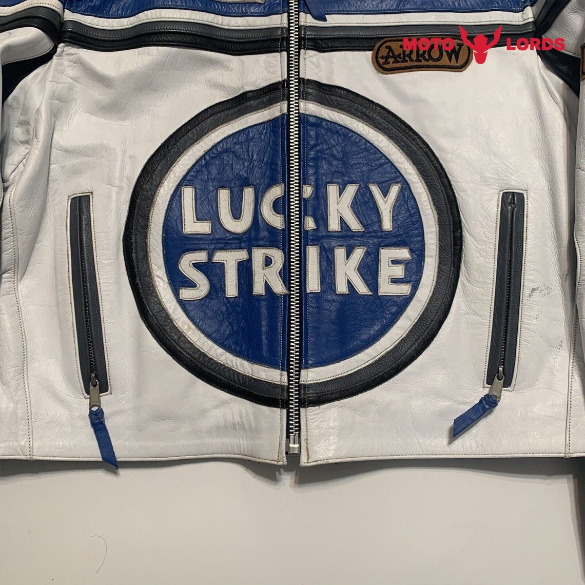 Lucky Strike Casual Moto Leather Jacket Endless Racegear