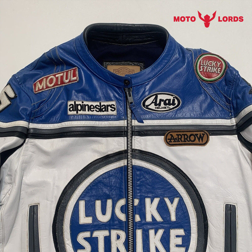 Lucky Strike Casual Moto Leather Jacket Endless Racegear
