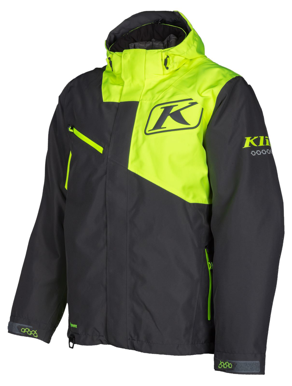 [Color:::Asphalt / Hi Vis] Klim Kompound Jacket
