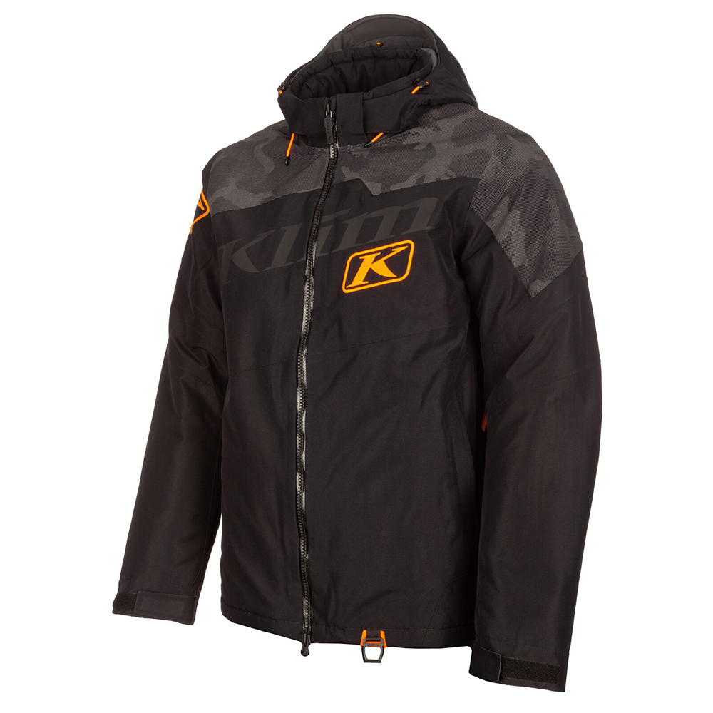 [Color:::Black / Strike Orange] Klim Instinct Jacket