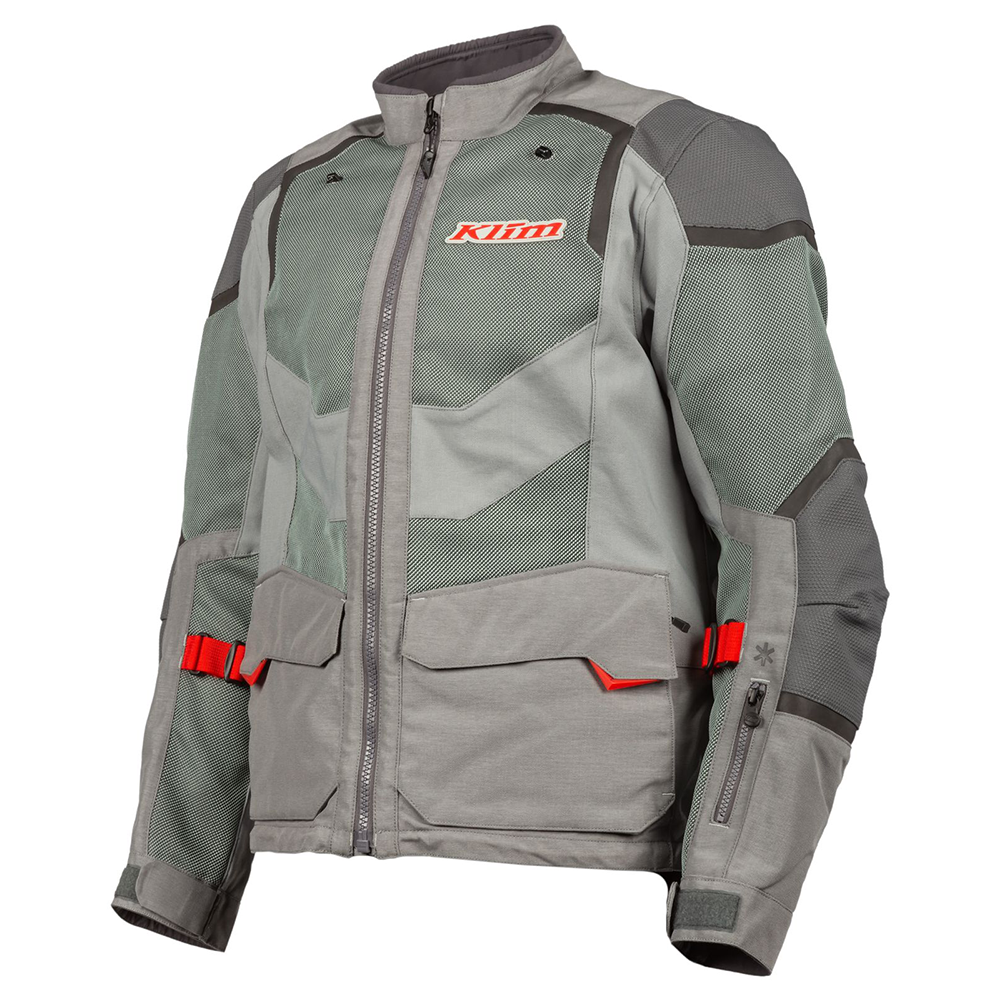 [Color:::Cool Gray - Red Rock] Klim Baja S4 Jacket