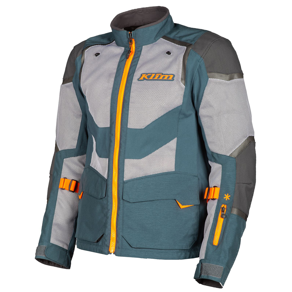[Color:::Petrol / Strike Orange] Klim Baja S4 Jacket