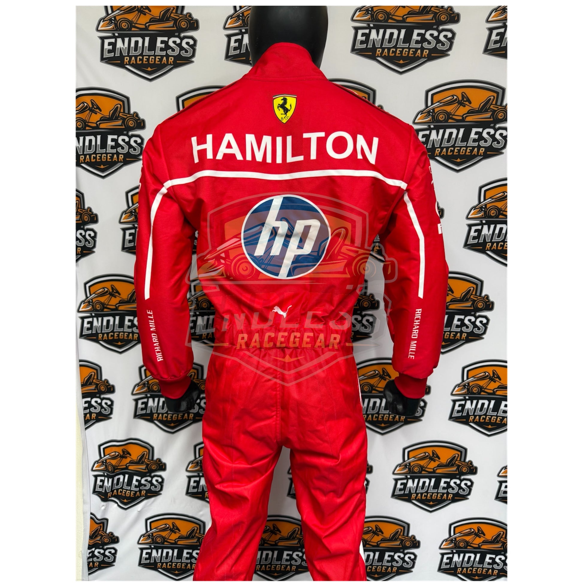 2025 Charles Leclerc Scuderia Ferrari HP F1 Replica Race Suit Endless Racegear