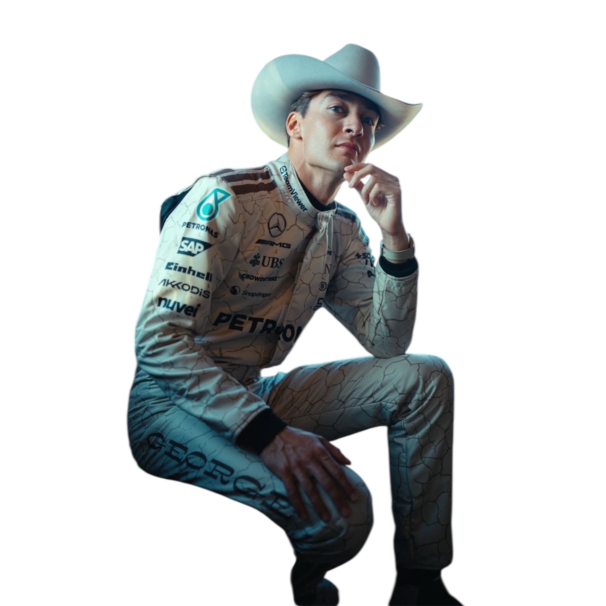 2025 Andrea Kimi Antonelli Mercedes replica new look suit Endless Racegear