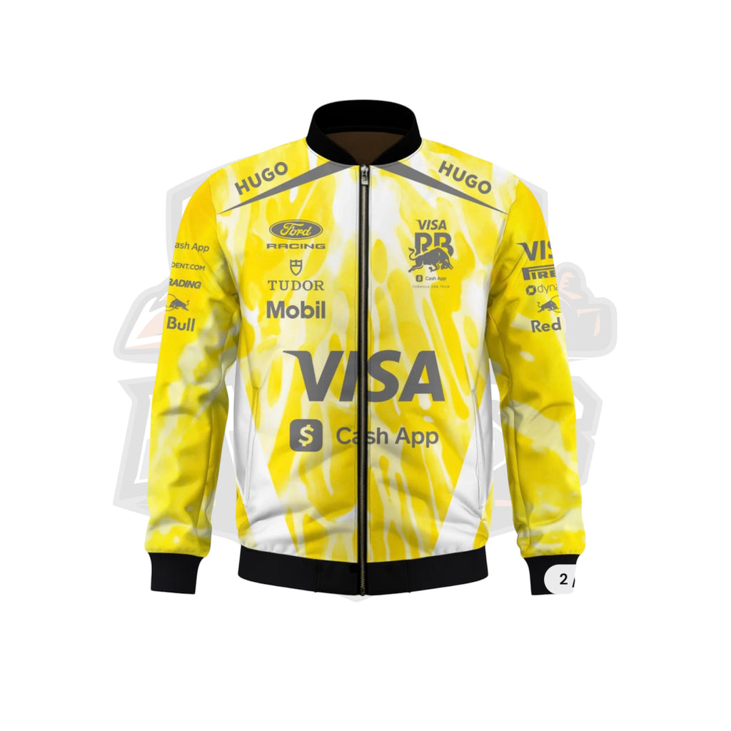 2026 Miami Red Bull Edition Replica F1 Vintage Bomber Jacket Endless Racegear