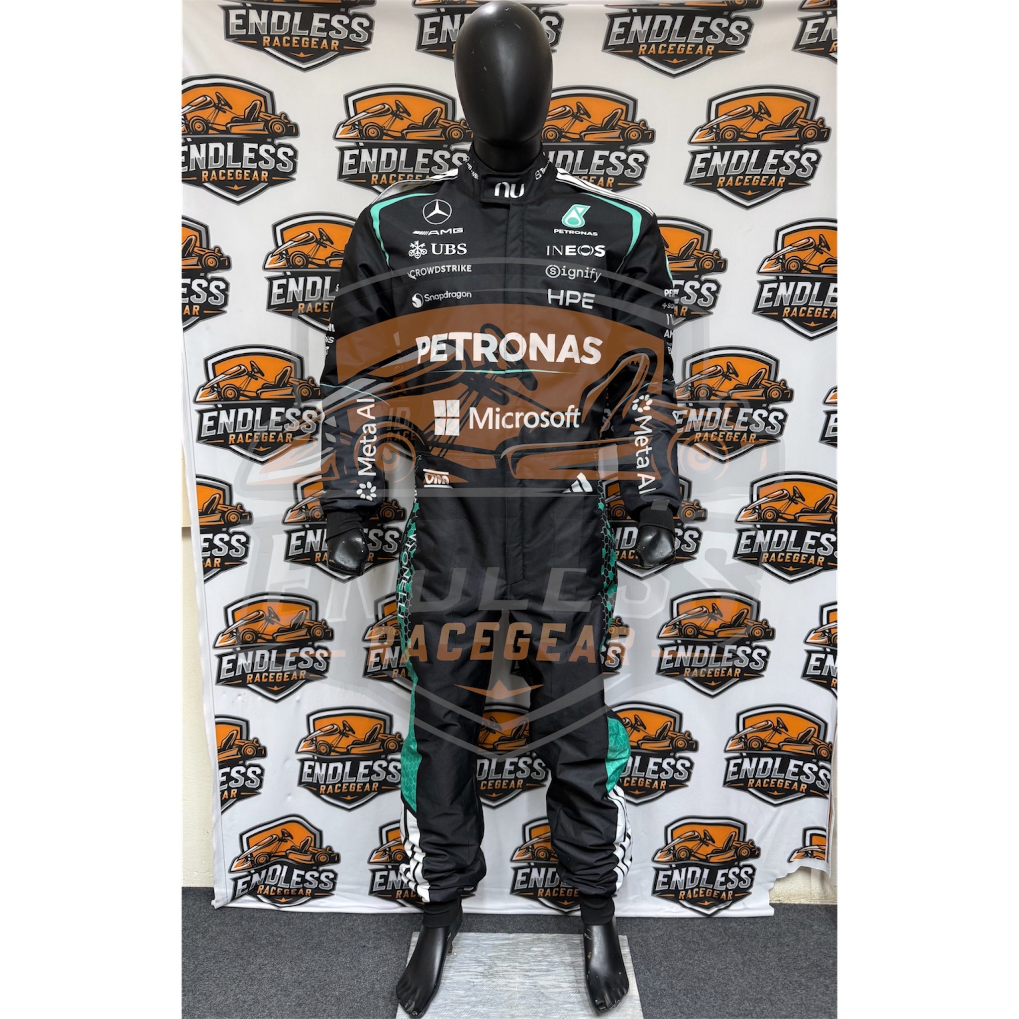 2026 Mercedes Replica Race Suit | Microsoft AMG F1 Team Gear Endless Racegear