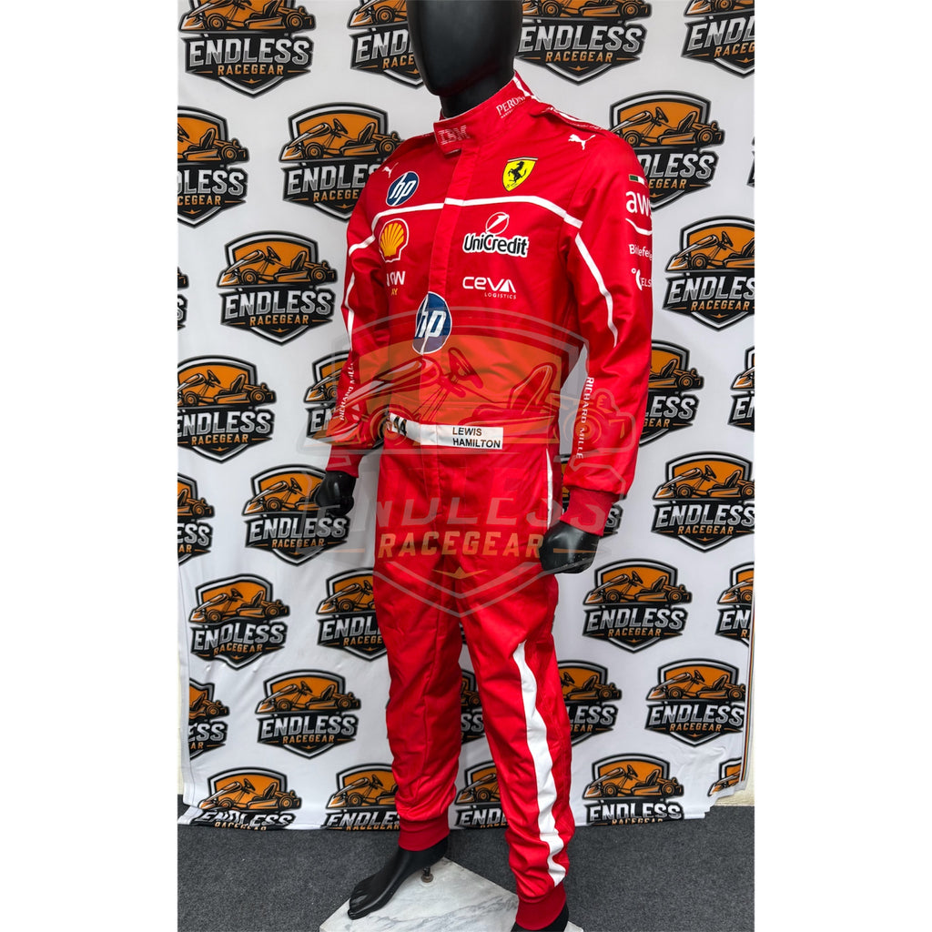 2025 Charles Leclerc Scuderia Ferrari HP F1 Replica Race Suit Endless Racegear