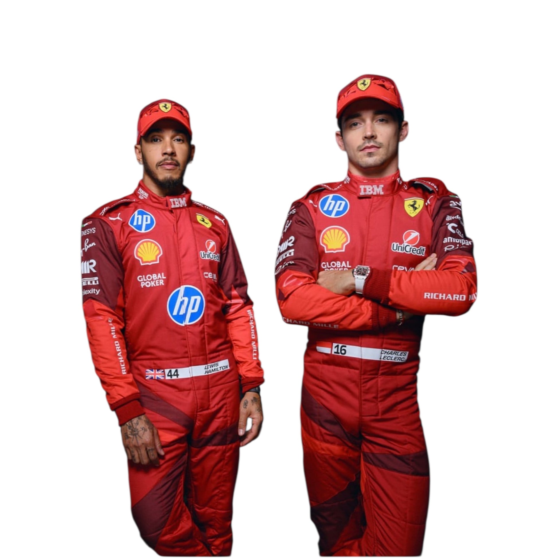 2025 Scuderia Ferrari HP F1 Team GP Replica New Race Suit Endless Racegear