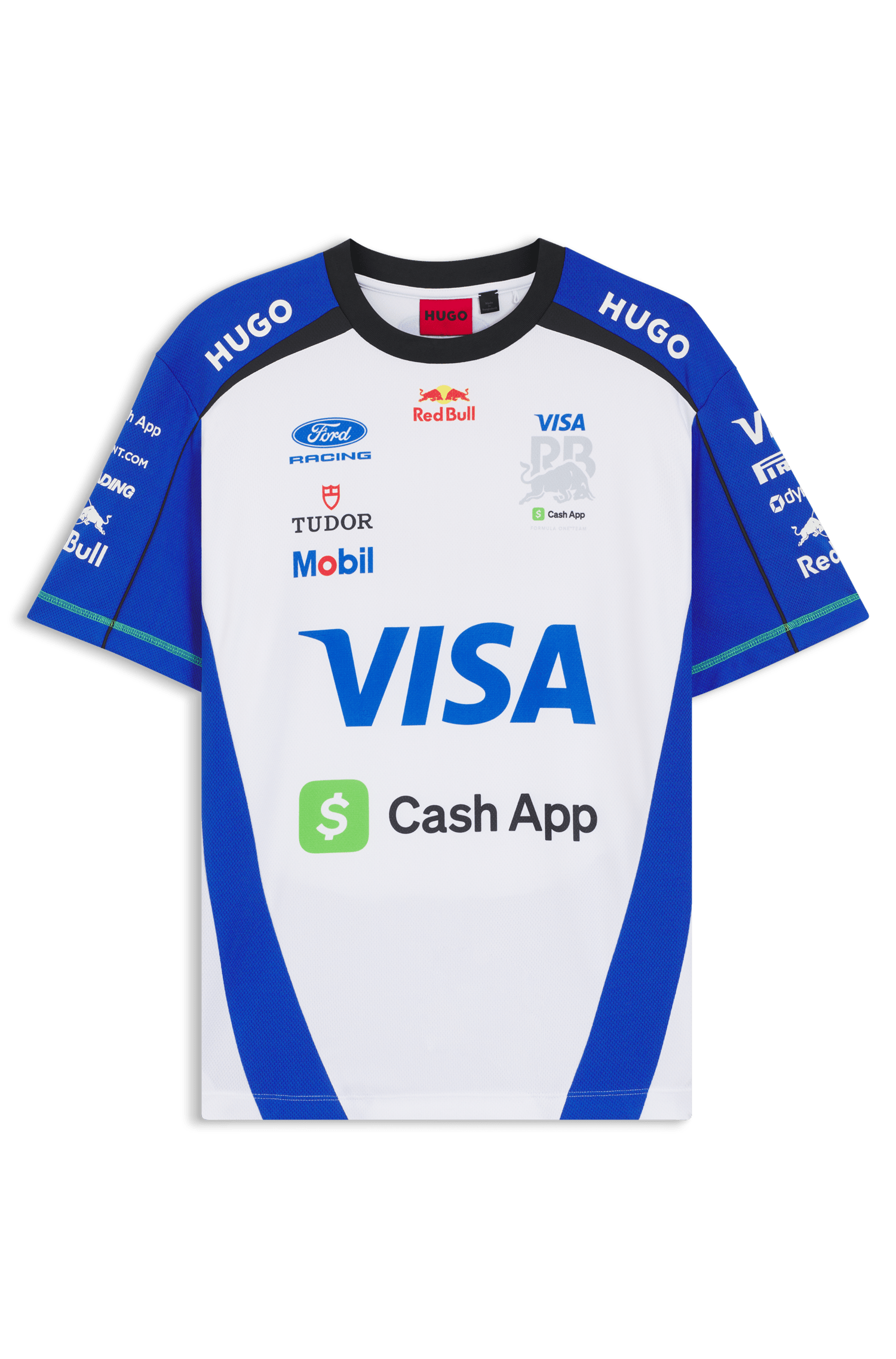 Visa Cash App RB F1 2026 Men's Team T-Shirt - White Visa Cash App RB
